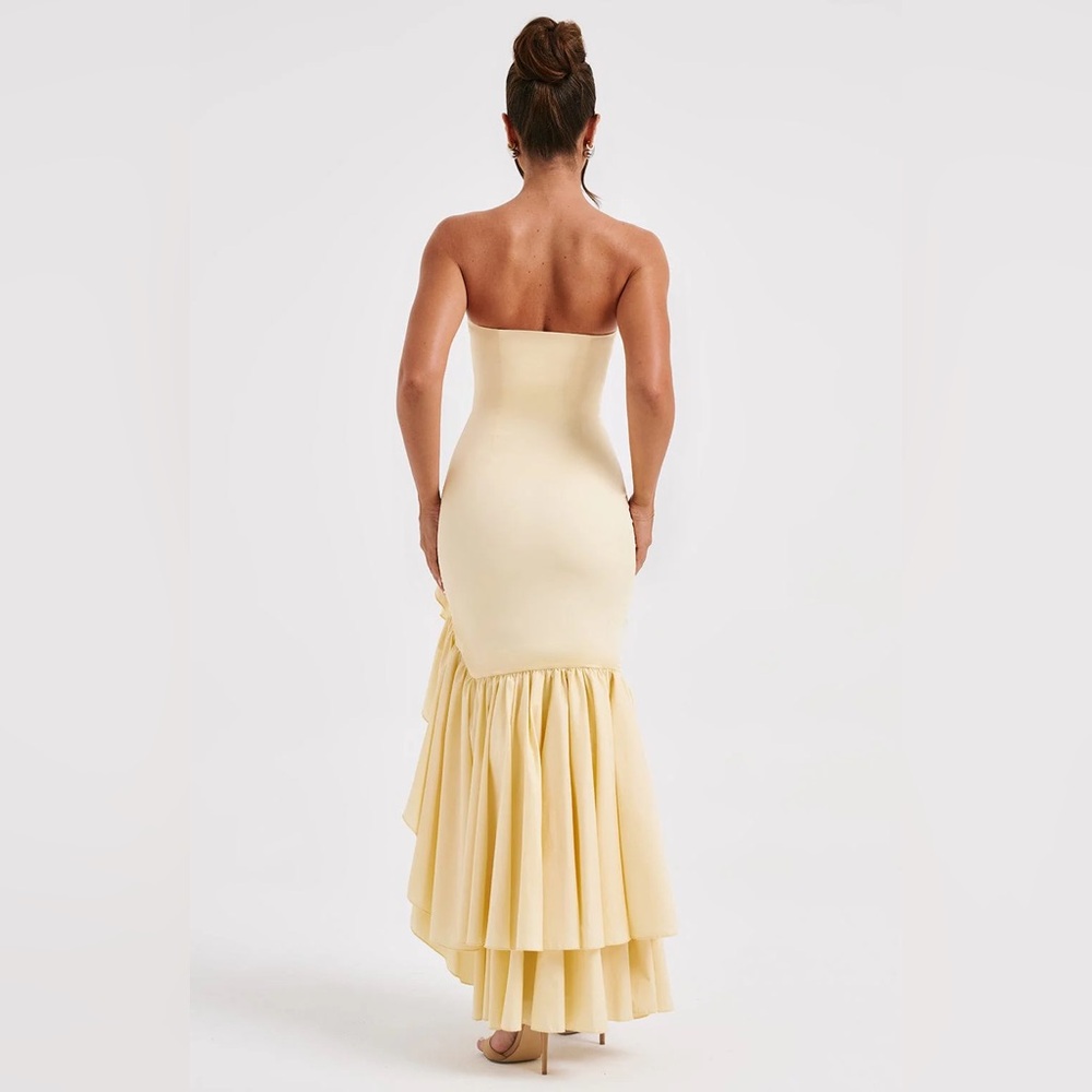 BABYBOO Angelina maxi dress - lemon - small - Picture 3 of 4